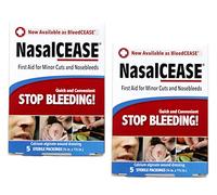 Nasalcease FirstAid Nosebleeds, 5-Count Box (Pack of 2)