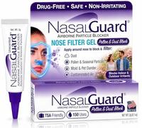NasalGuard Allergy Relief Pollen and Dust Blocker Nasal Gel, Unscented 3g