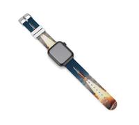 Nasa's Rocketship Watch Bands Silicone Print Watch Straps | Replacement Watch Strap,Wristbands Compatible for iWatch