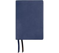 NASB 1995 Side-Column Reference Bible, Blue, Leathertex