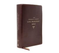 NASB, Charles F. Stanley Life Principles Bible, 2nd Edition, Leathersoft, Burgundy, Comfort Print: Holy Bible, New American Standard Bible