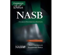 NASB Clarion Reference Bible, Brown Calfskin Leather, NS485:X
