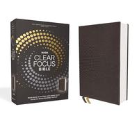 NASB, Clear Focus Bible, Leathersoft, Charcoal Brown: Read more of the Bible with better focus