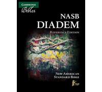 NASB Diadem Reference Edition, Dark Brown Edge-Lined Calfskin Leather, Red-letter Text, NS545:XRE