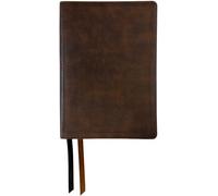 NASB Giant Print Reference Bible, Dark Brown, Leathertex, 1995 text