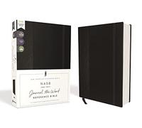 NASB, Journal the Word Reference Bible, Hardcover, Black, Elastic Closure, Red Letter, 1995 Text, Comfort Print: Let Scripture Explain Scripture. Reflect on What You Learn.