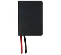 NASB Large Print Compact Bible, Black, Leathertex, 2020 text