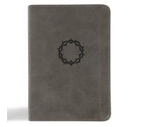 NASB Large Print Compact Reference Bible, Charcoal