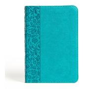 NASB Large Print Compact Reference Bible, Teal Leathertouch