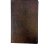 NASB Large Print Text Bible, Dark Brown, Leathertex, 2020 text