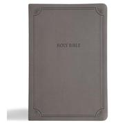 NASB Large Print Thinline Bible, Value Edition, Charcoal
