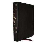NASB, MacArthur Study Bible, Black Genuine Leather, 1995 Text, Comfort Print: Unleashing God's Truth One Verse at a Time (Holy Bible, New American Standard Bible)