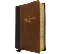 NASB, MacArthur Study Bible, Brown Leathersoft, 1995 Text, Comfort Print, Limited Edition: Unleashing God's Truth One Verse at a Time (Holy Bible, New American Standard Bible)