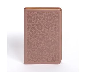 NASB Personal Size Bible, Rose Gold LeatherTouch, Red L - NEW Holman Bible Pu 2