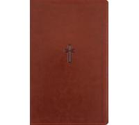 NASB, Personal Size Reference Bible, Large Print, Paragraph Style, Leathersoft, Brown, Red Letter, Thumb Indexed, 1995 Text, Comfort Print