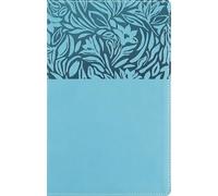 NASB, Personal Size Reference Bible, Large Print, Paragraph Style, Leathersoft, Teal, Red Letter, 1995 Text, Comfort Print