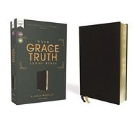 NASB, The Grace and Truth Study Bible (Trustworthy and Practical Insights), Bonded Leather, Black, Red Letter, 1995 Text, Comfort Print: New American ... Leather, Red Letter, 1995 Text, Comfort Print