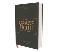 NASB, The Grace and Truth Study Bible (Trustworthy and Practical Insights), Hardcover, Green, Red Letter, 1995 Text, Comfort Print