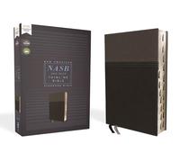 NASB, Thinline Bible, Leathersoft, Black, Red Letter, 1995 Text, Thumb Indexed, Comfort Print