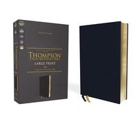 NASB, Thompson Chain-Reference Bible, Large Print, Leathersoft, Navy, 1995 Text, Red Letter, Comfort Print: New American Standard, Navy, Leathersoft, ... Chain-Reference, Red Letter, Comfort Print