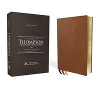 NASB, Thompson Chain-Reference Bible, Premium Goatskin Leather, Premier Collection, Tan, 1995 Text, Black Letter, Art Gilded Edges, Comfort Print