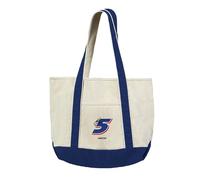 NASCAR Kyle Larson Number Royal Canvas Tote with Colored Strap