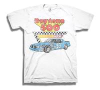 NASCAR Vintage Daytona 500 Shirt Racing Mens Graphic T-Shirt, White Daytona, XL