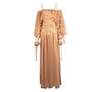 Nasfotim Padme Women Costume Queen Dress Amidala Cosplay Outfits Princess Beauty Halloween Full Adult Costume
