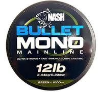 Nash Bullet Mono Mainline Green: 12lb