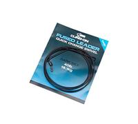Nash Cling-On Fused Leader Quick Change Swivels 1 Meter Qty 1 (Dark Silt)