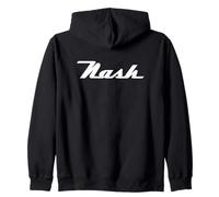 Nash Motor Company Vintage American Car Logo Zip Hoodie
