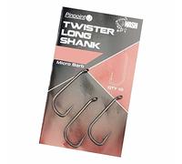 Nash Pinpoint Twister Long Shank Micro Barbed Carp Hooks: 8