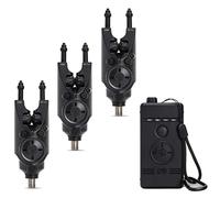 Nash Siren R2 Presentation Set 3 Rod Bite Alarm Black