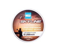 Nash Skyline Long Distance Casting Mono 0.28mm 10lb Clear 1000m (T6036)