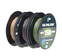 Nash Stiff Coated Skin Link Gravel Brown 10m (25lb)