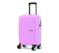 Nasher Miles 8 Wheeled Hard Trolley Travel Suitcase, Purple and Blue, Cabin | 55 cm | Small, Cairo