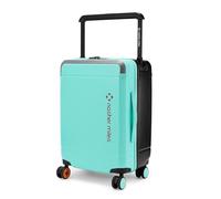 Nasher Miles Oslo TSA Lock Hard-Sided Polycarbonate Wide Telescopic Handle Luggage Trolley Bag, Pastel Green || Black, Cabin | 55 cm | Small, Luggage - Suitcase