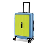 Nasher Miles Zanzibar TSA Lock Hard-Sided Polycarbonate Luggage Trolley Bag|Suitcase, Green&Blue, Small, Luggage