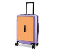 Nasher Miles Zanzibar TSA Lock Hard-Sided Polycarbonate Luggage Trolley Bag|Suitcase, Peach&Lavender, Small, Luggage