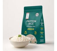 Nashi Protein Rice 900g (Pack of 1) - High Protein (20g) & High Fibre (10g), Plant-Based Rice Alternative, Vegan, Gluten-Free, Non-GMO, Low Fat, Ready in 5 Minutes, Healthy Diet Friendly Meal