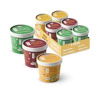 Nashi Tapioca Konjac Shirataki Pot Noodles Mix Pack 150g (Pack of 6) - Low Calorie 52 kcal Instant Cup Noodles, High Fibre & Fat Free, Suitable For Gluten-Free Diets | Ready to Eat Meal Variety Pack