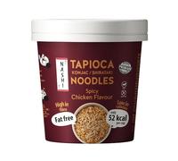 Nashi Tapioca Konjac Shirataki Pot Noodles Spicy Chicken Flavour (6 x 150g)| Vegan, Plant-Based Instant Healthy Cup Noodles | Low Calorie 52kcal, High Fibre, Gluten-Free, Fat-Free | Ready-to-Eat
