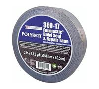 Nashua FoilMastic Butyl Rubber Tape (360-17): 2 in. (48mm Actual) x 100 ft. (Silver)