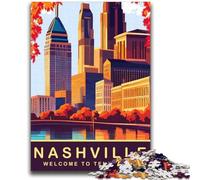 Nashville 2000 Pieces Jigsaw Puzzles for Adults And Teens, Challenging Game Gifts for Is Ideal As A Gift for The Whole Family 2000pcs(70x100cm)