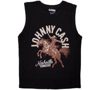 Nashville Concert Tank Top Johnny Cash Black XXL