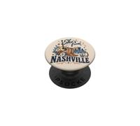 Nashville Country Music Boots Guitar Tennessee Woman PopSockets Adhesive PopGrip