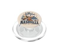 Nashville Country Music Boots Guitar Tennessee Woman PopSockets PopGrip for MagSafe