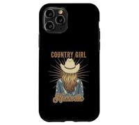 Nashville Country Music Cow Girl Vacation Design On Back Case for iPhone 11 Pro