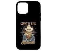 Nashville Country Music Cow Girl Vacation Design On Back Case for iPhone 12 mini