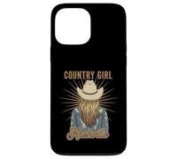Nashville Country Music Cow Girl Vacation Design On Back Case for iPhone 13 Pro Max